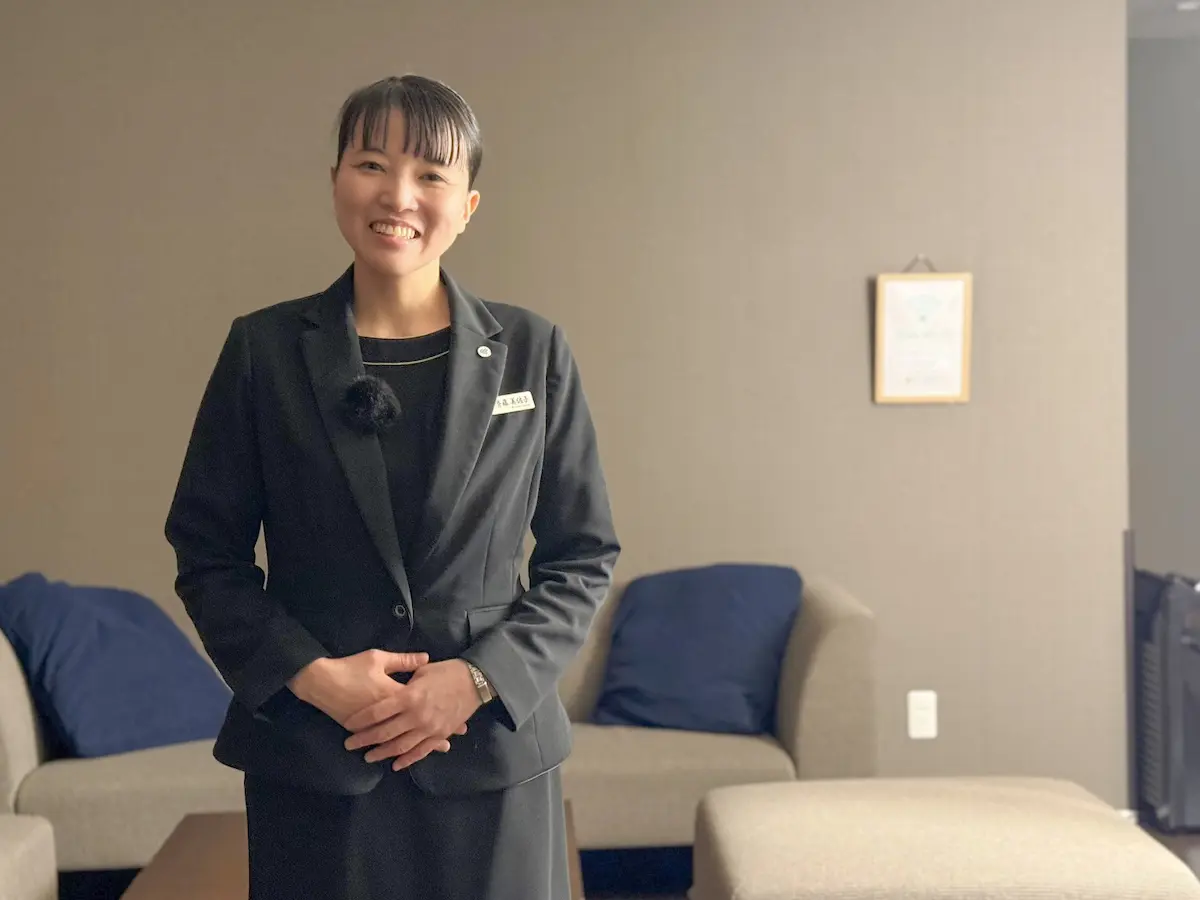 笑顔の斉藤さん